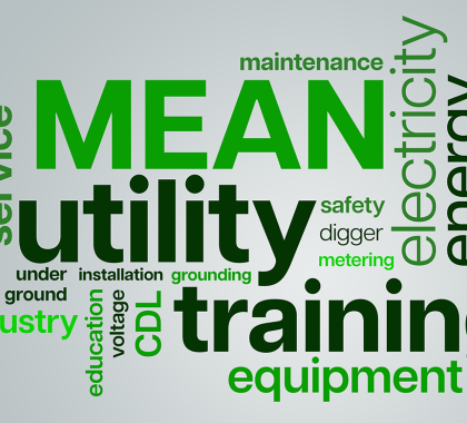 MEAN utility training graphic